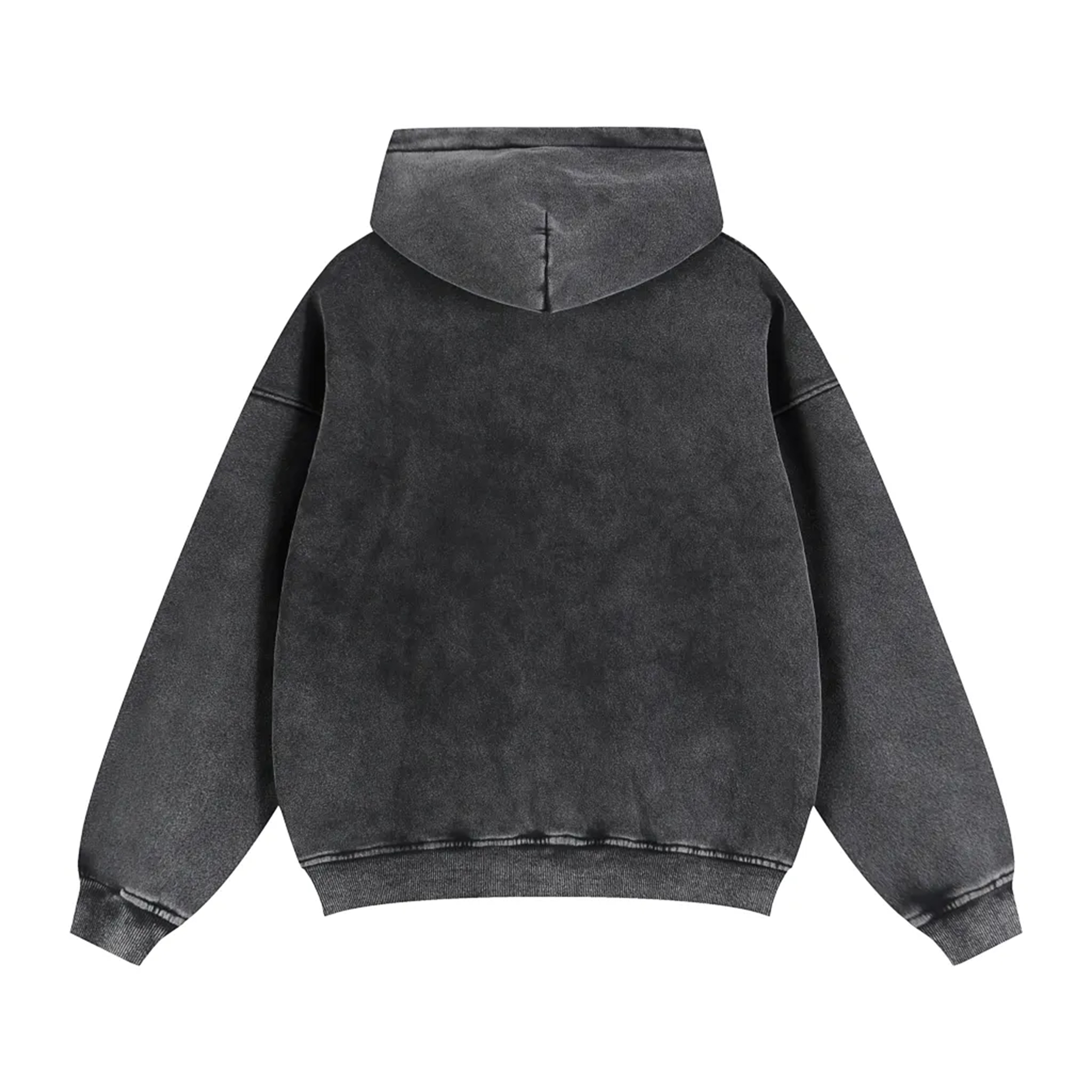 Zip-Through Boxy Hoodie - Image 2