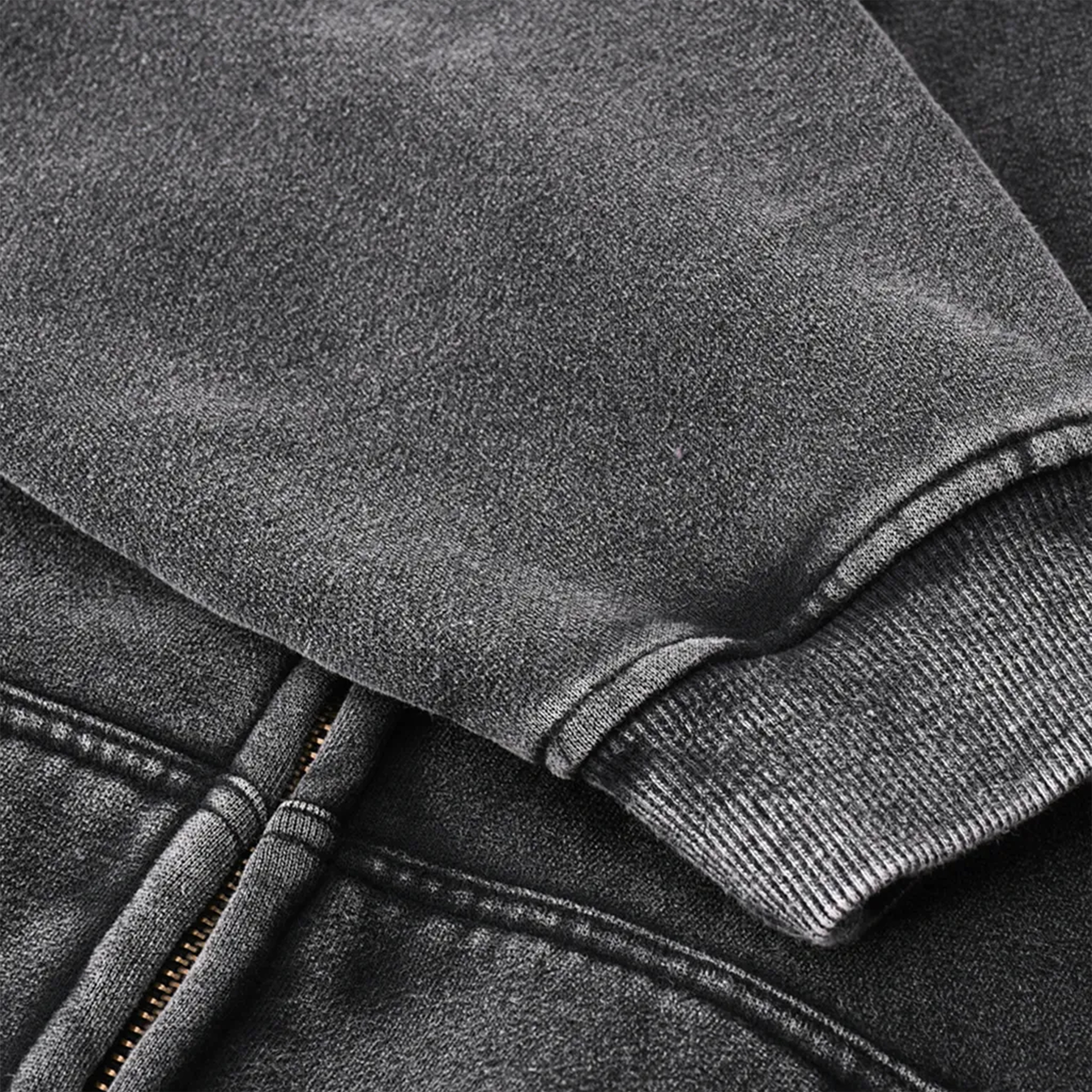 Zip-Through Boxy Hoodie - Image 5